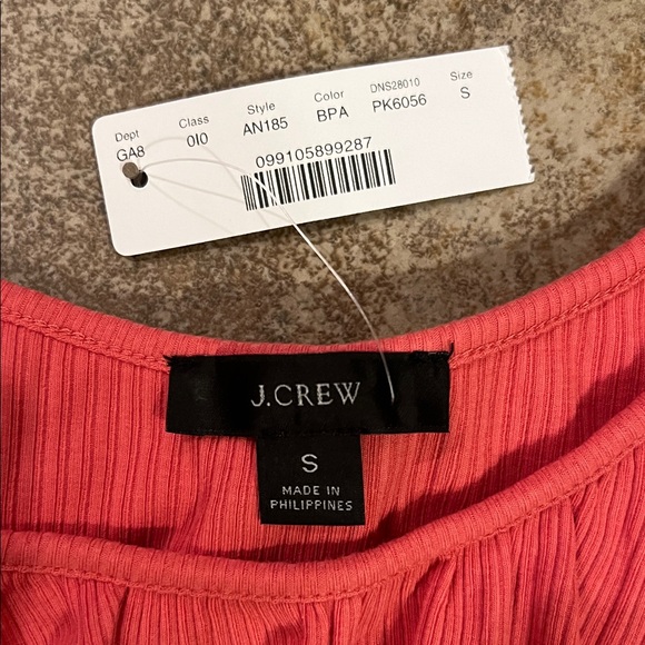 J. Crew Pink Ruffle Tank Top - Picture 3 of 3